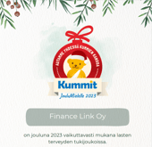 Finance Link Oy on mukana tukemassa Kummit ry:n JouluMielelle 2023 -kampanjaa